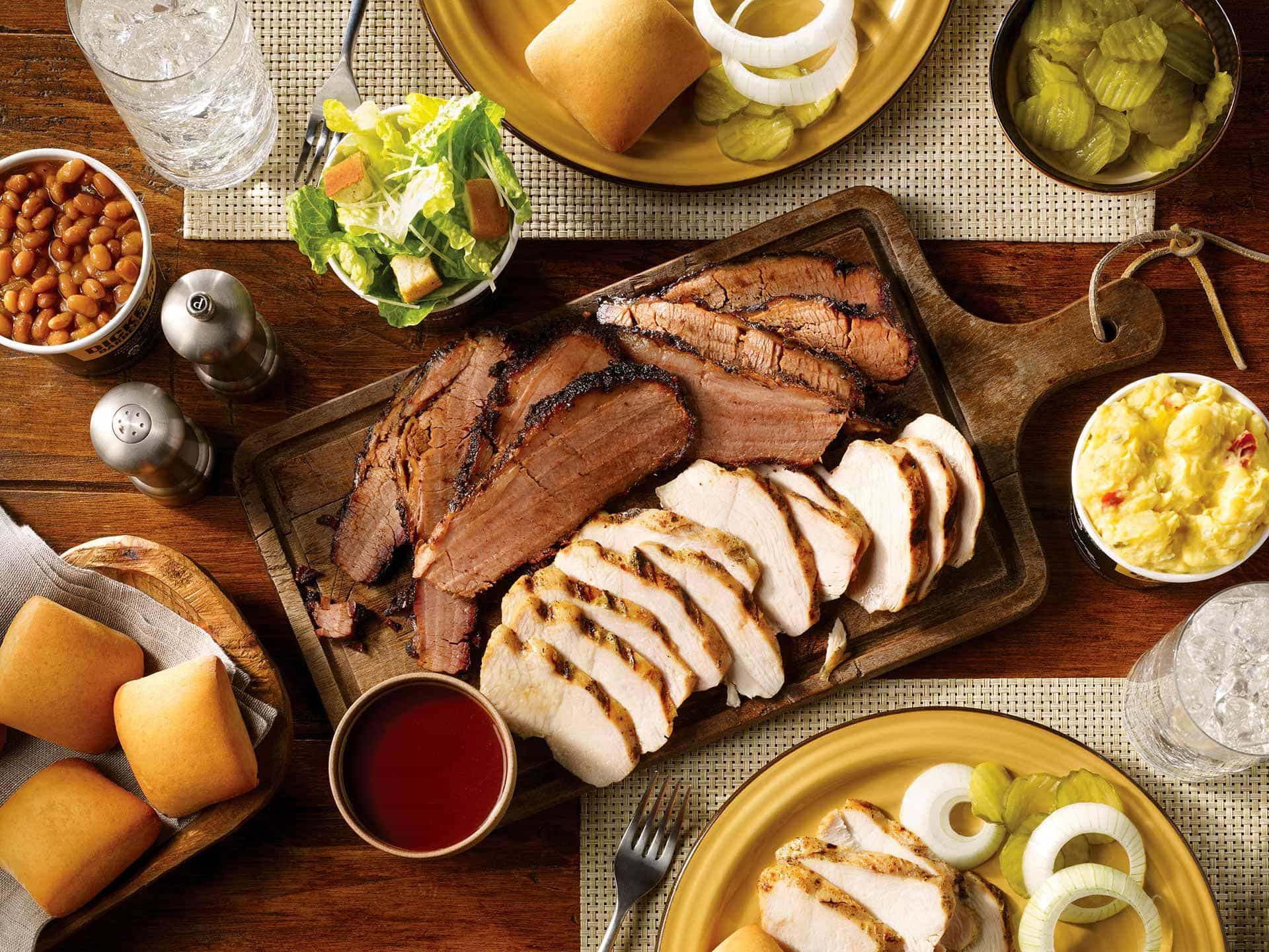 Barbecue Dinner Meal from TrailerBirds