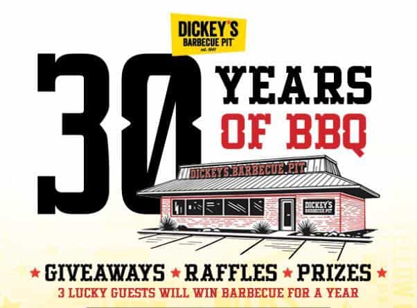 Dickey’s Mesquite Celebrates 30 Years of Texas-Style Barbecue 