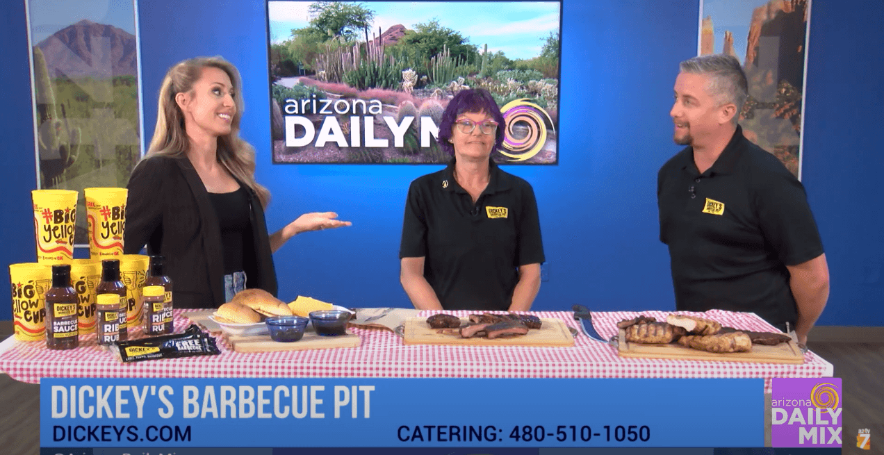 Dickey's Barbecue Pit on Arizona Daily Mix sharing our NEW Hawaiian Sandwich and more for Fathers day! 