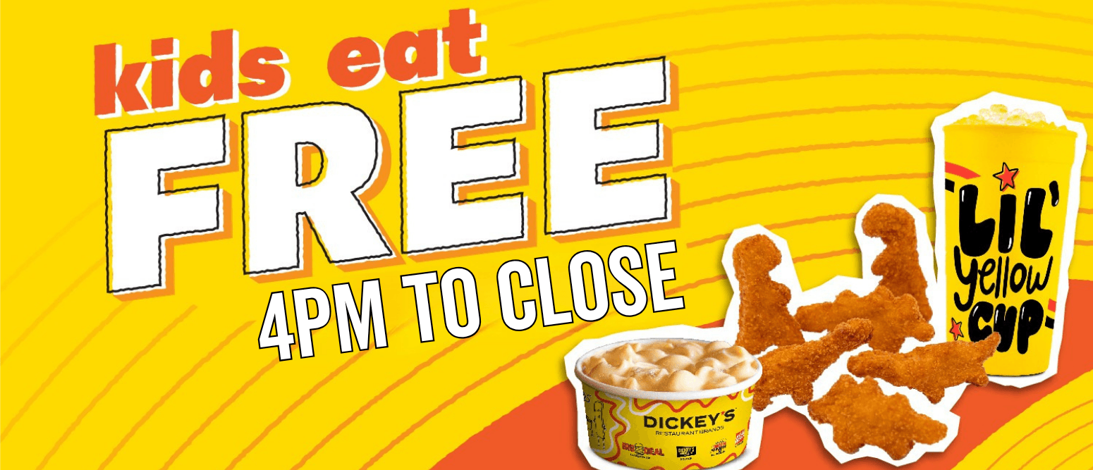 Kids Eat Free Every Day - 4pm to Close