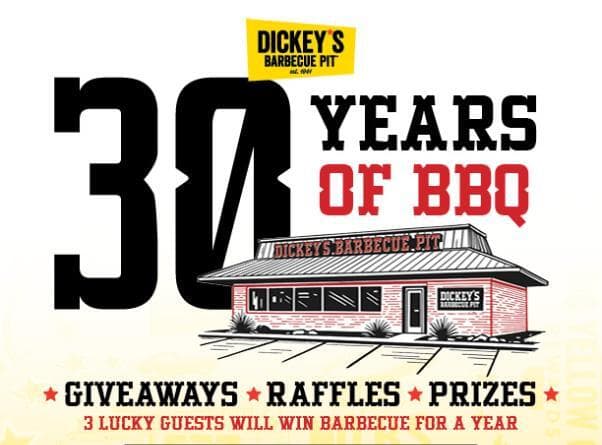 Dickey’s Mesquite Celebrates 30 Years of Texas-Style Barbecue 