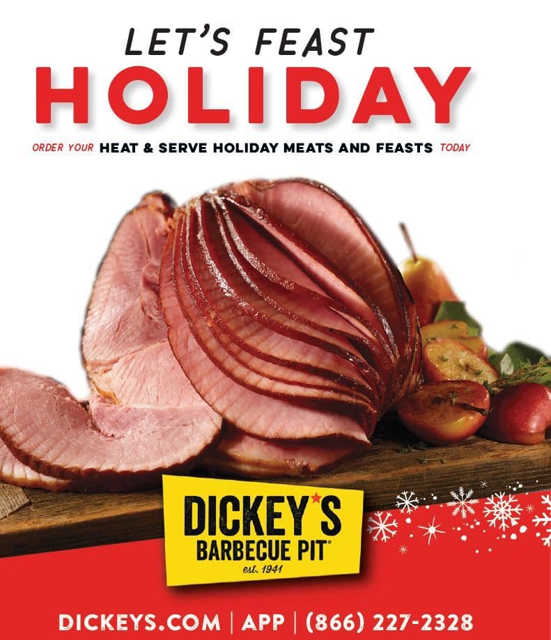 Where to Find Holiday Meals: Dickey’s BBQ Feasts