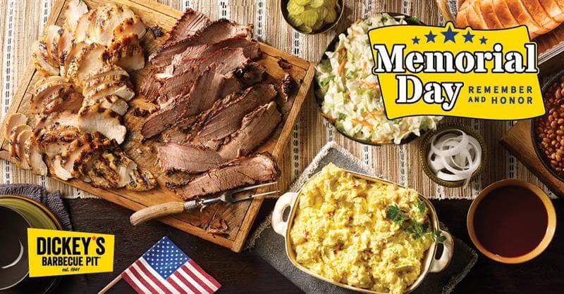 Dickey’s Celebrates Memorial Day with $10 Off Packs & BBQ Boxes 