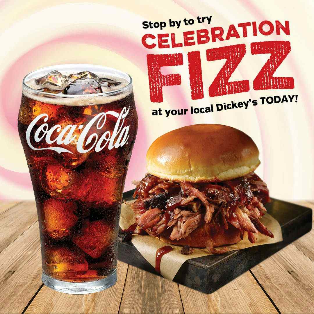 Dickey's Barbecue Pit Gets a Special 80th Coca-Cola Flavor, Celebration Fizz