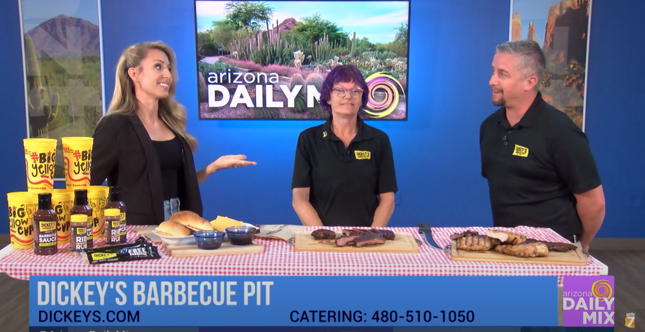 Dickey's Barbecue Pit on Arizona Daily Mix sharing our NEW Hawaiian Sandwich and more for Fathers day! 