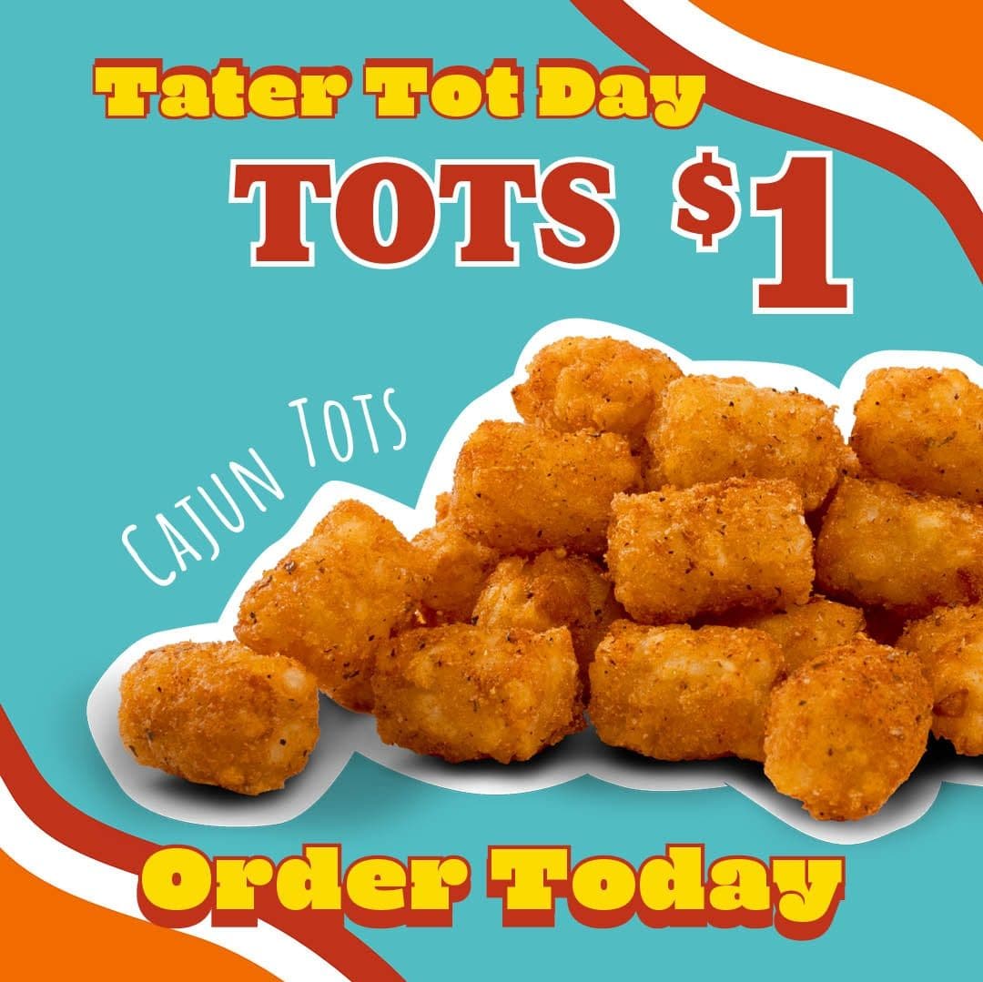 Celebrate National Tater Tot Day with Trailer Birds Hot Chicken