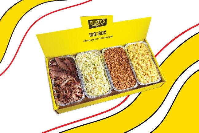   Bring Home Legit. Texas. Barbecue™ with Dickey’s Build Your Own Big Yellow Box 