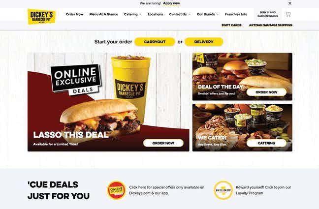 Dickey’s Introduces New Website & App Enhancements for Improved  Online Experience