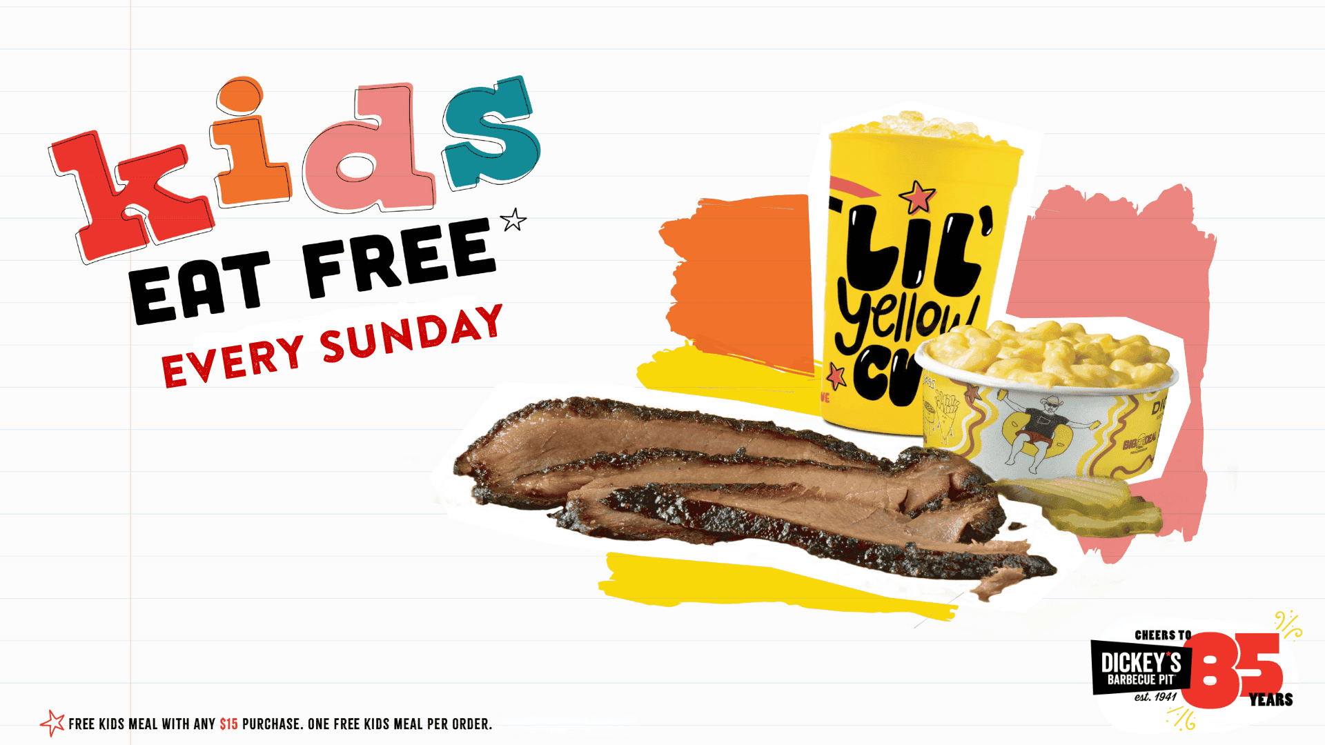 Kids Eat Free Every Sunday