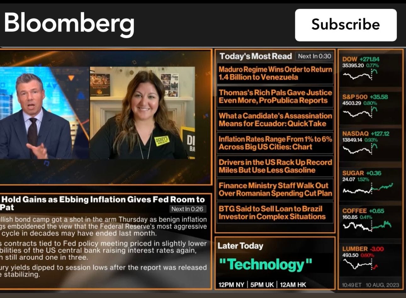 Dickey's Barbecue Pit's CEO, Laura Rea Dickey, on Bloomberg Markets