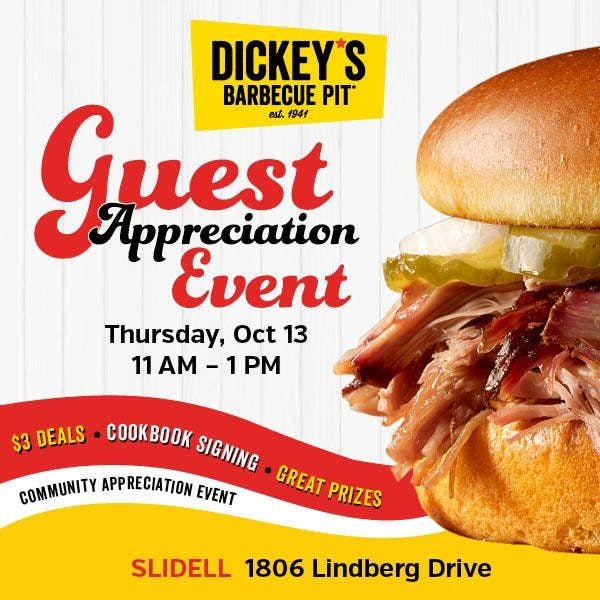 Dickey’s Barbecue Pit Hosts Guest Appreciation Event