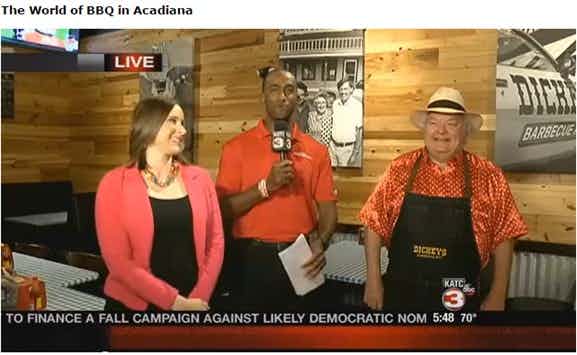 ABC 3 Lafayette: Mr. Dickey Visits 'Good Morning Acadiana' in Lafayette