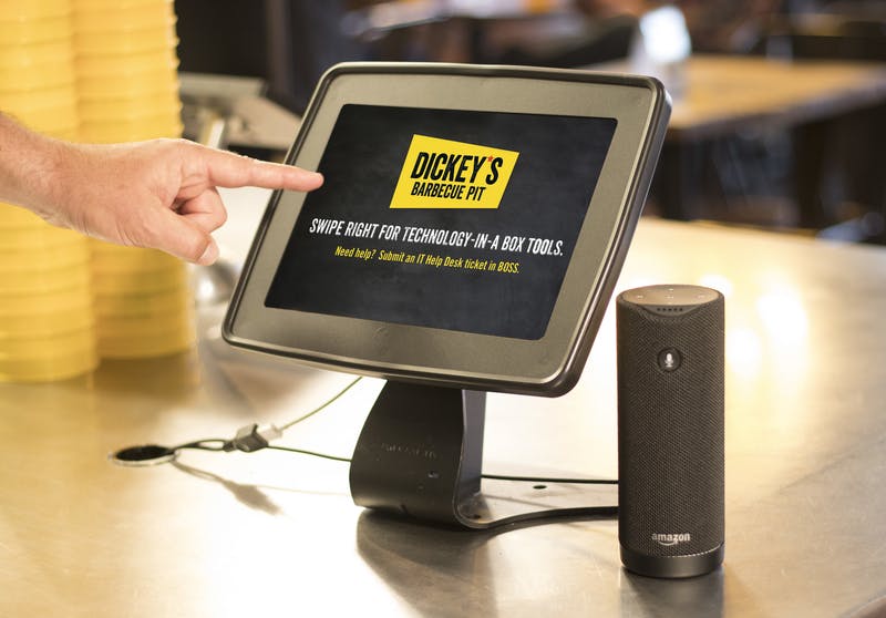 Fast Casual: 'Look, Ma. No hands.' Dickey's franchisees using Alexa to track operations