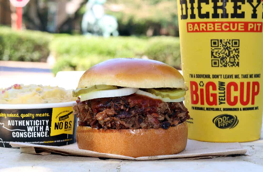 Mr. Dickey Visits Dickey’s Barbecue Pit in Overland Park for Customer Event