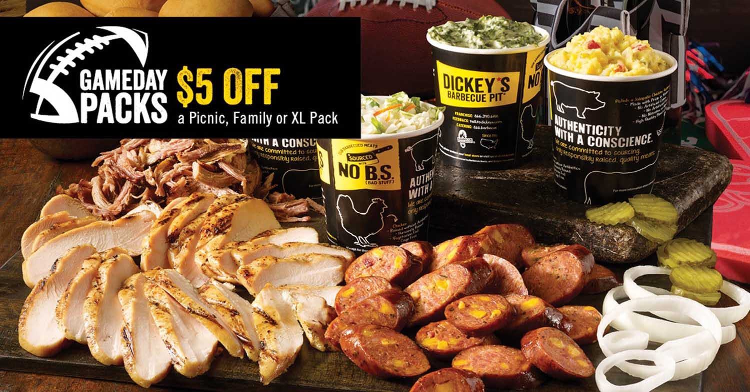 Score a Legit Deal this Game Day at Dickey’s 