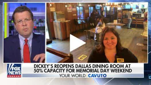Dickey's Barbecue Pit was featured on Fox News Channel